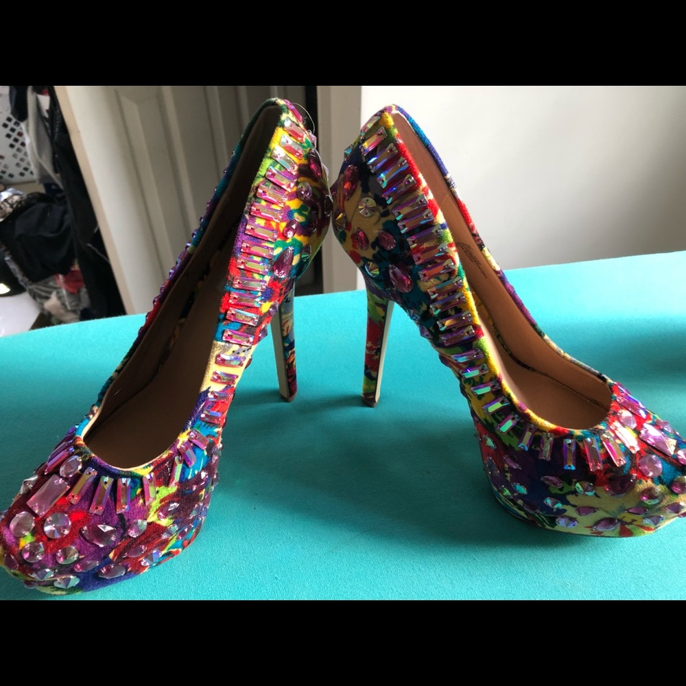 Multi colored Heels